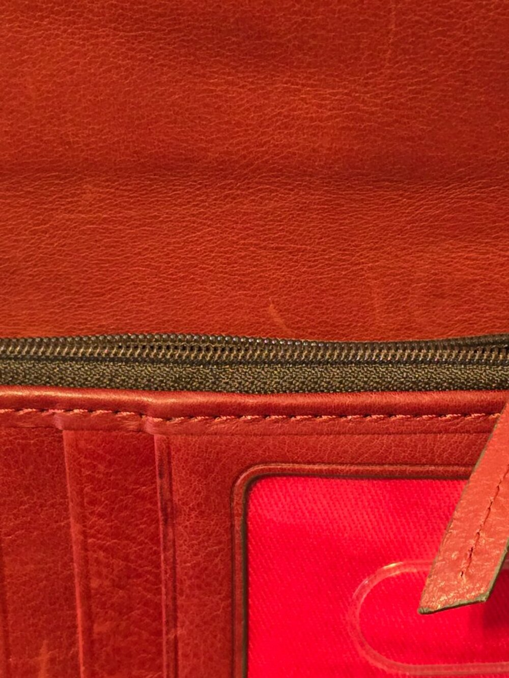 Dooney & Bourke Florentine Micro Satchel Crossbody w/ Matching Wallet (Red) - Picture 10 of 10